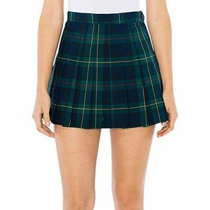 American Apparel plaid tennis skirt
